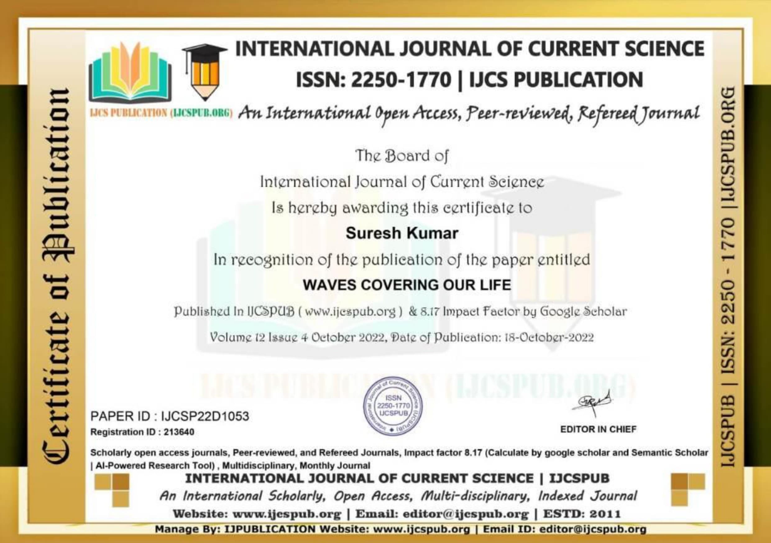 Certificate 6